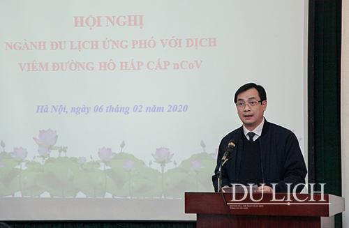 Tổng cục trưởng TCDL Nguyễn Trùng Khánh phát biểu 
